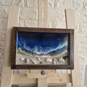 جاکلیدی دیواری طرح دریا